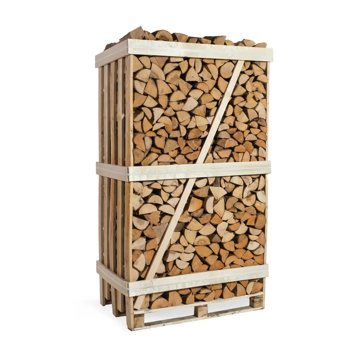 Hele pallet essen haardhout 33cm | Grof gekloofd