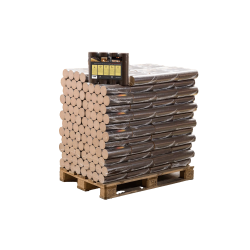 Bois Nature – Palette Briquettes Hêtre Premium 960 kg (96 Sacs 10 kg) – Densifié 100% Naturel