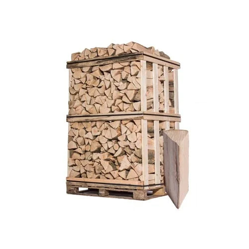 Bois Nature – Palette Bois Chauffage 2 m³ Feuillus À Stocker – Bûches 33cm Prix Stockage